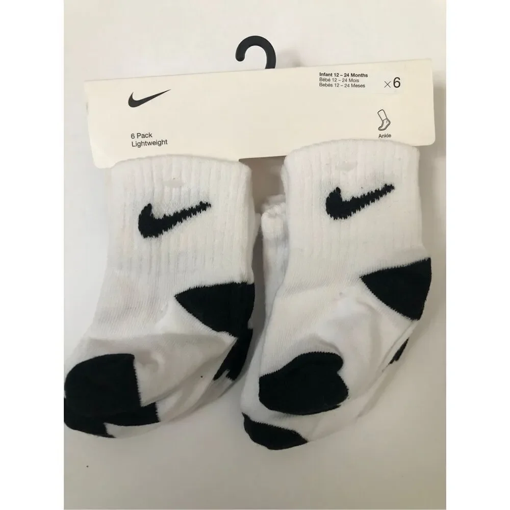Nike Baby Socks 6-pack size 12-24 months